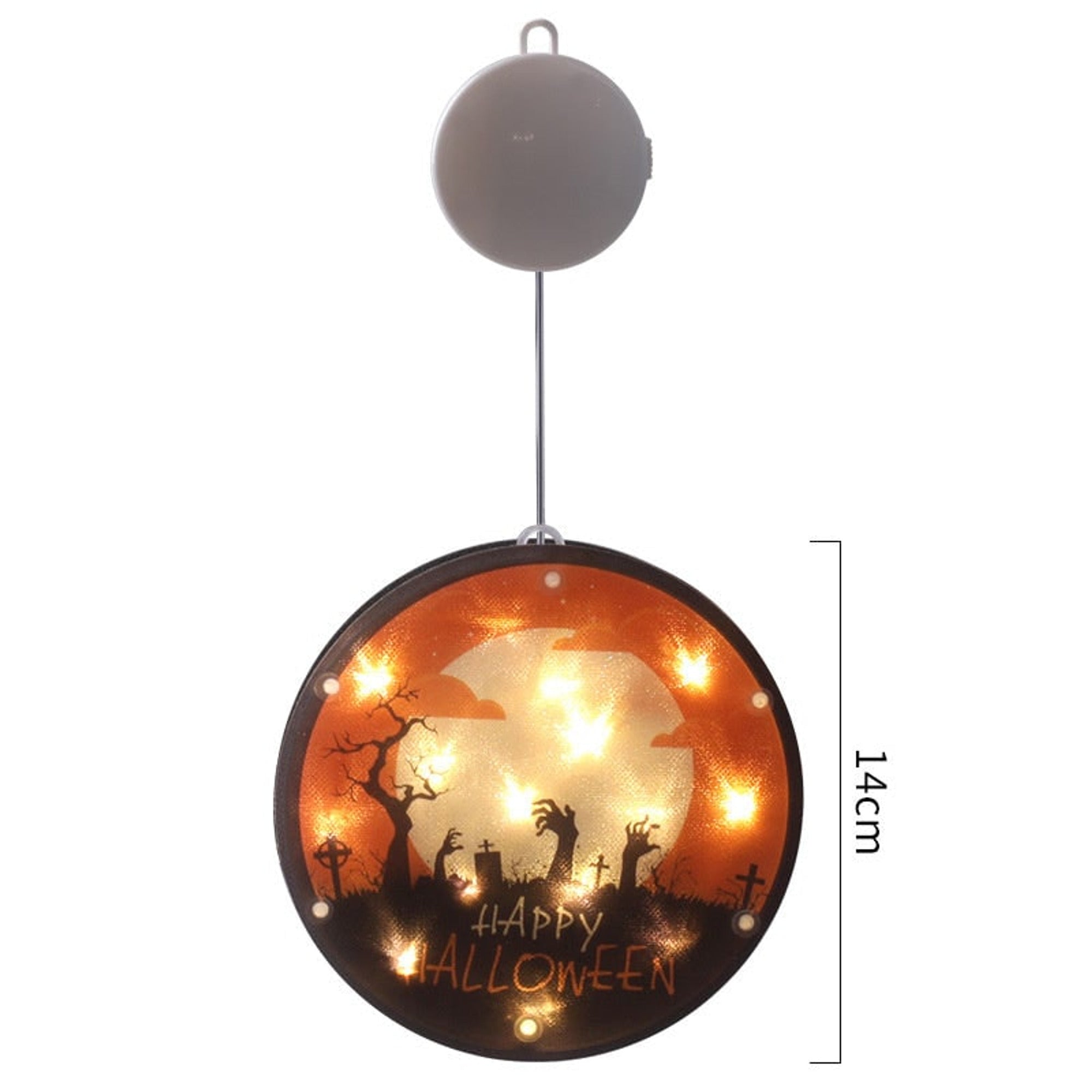 PVC Hanging Halloween Lanterns With Spooky Glow - Image 10
