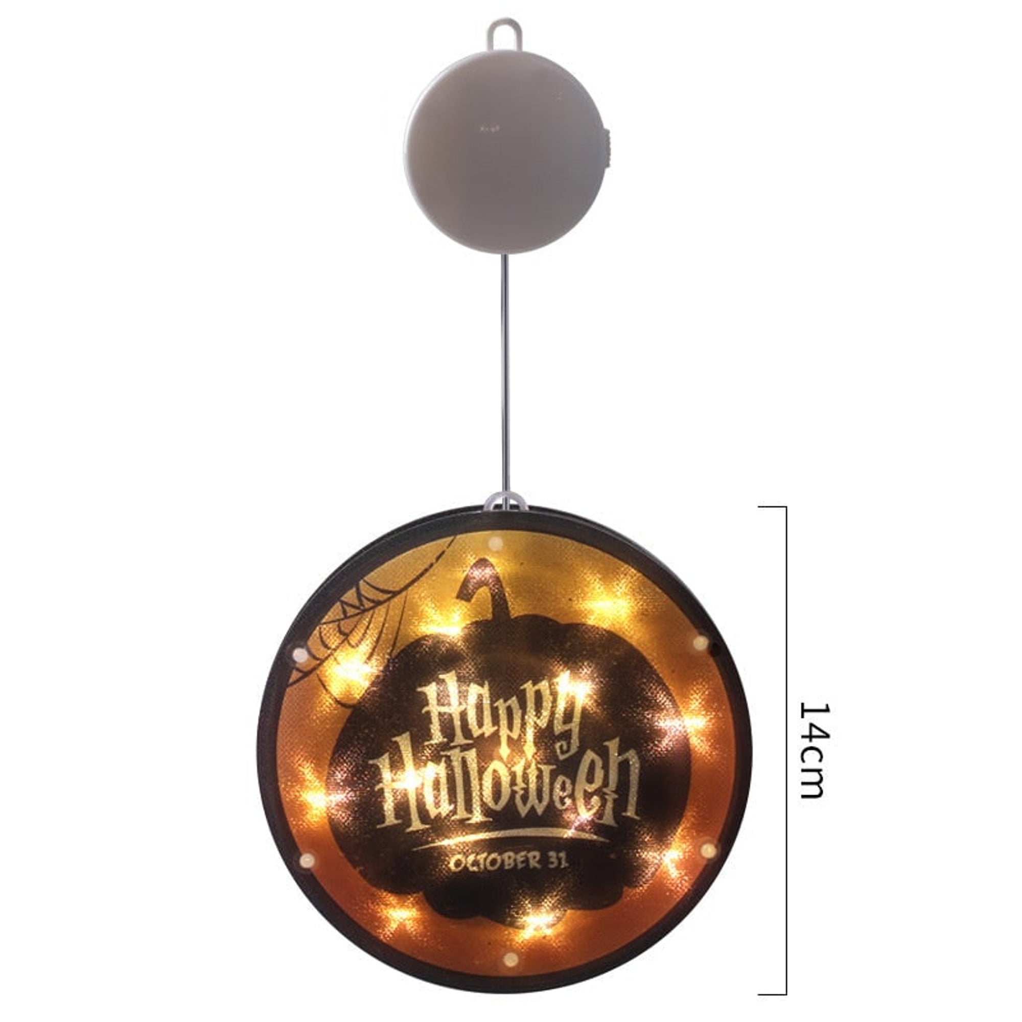 PVC Hanging Halloween Lanterns With Spooky Glow - Image 12