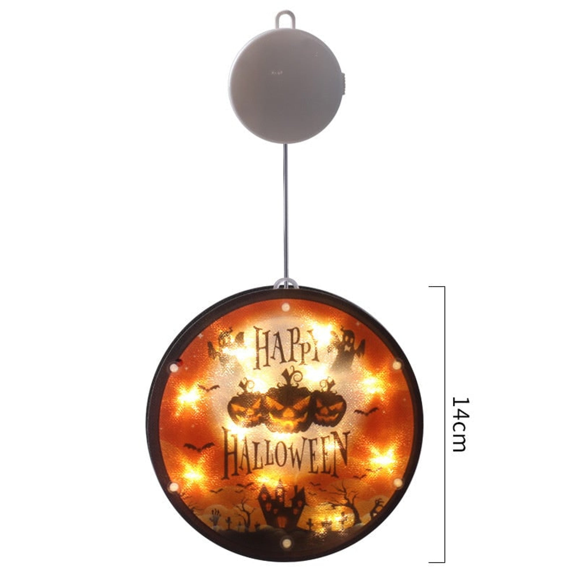 PVC Hanging Halloween Lanterns With Spooky Glow - Image 13