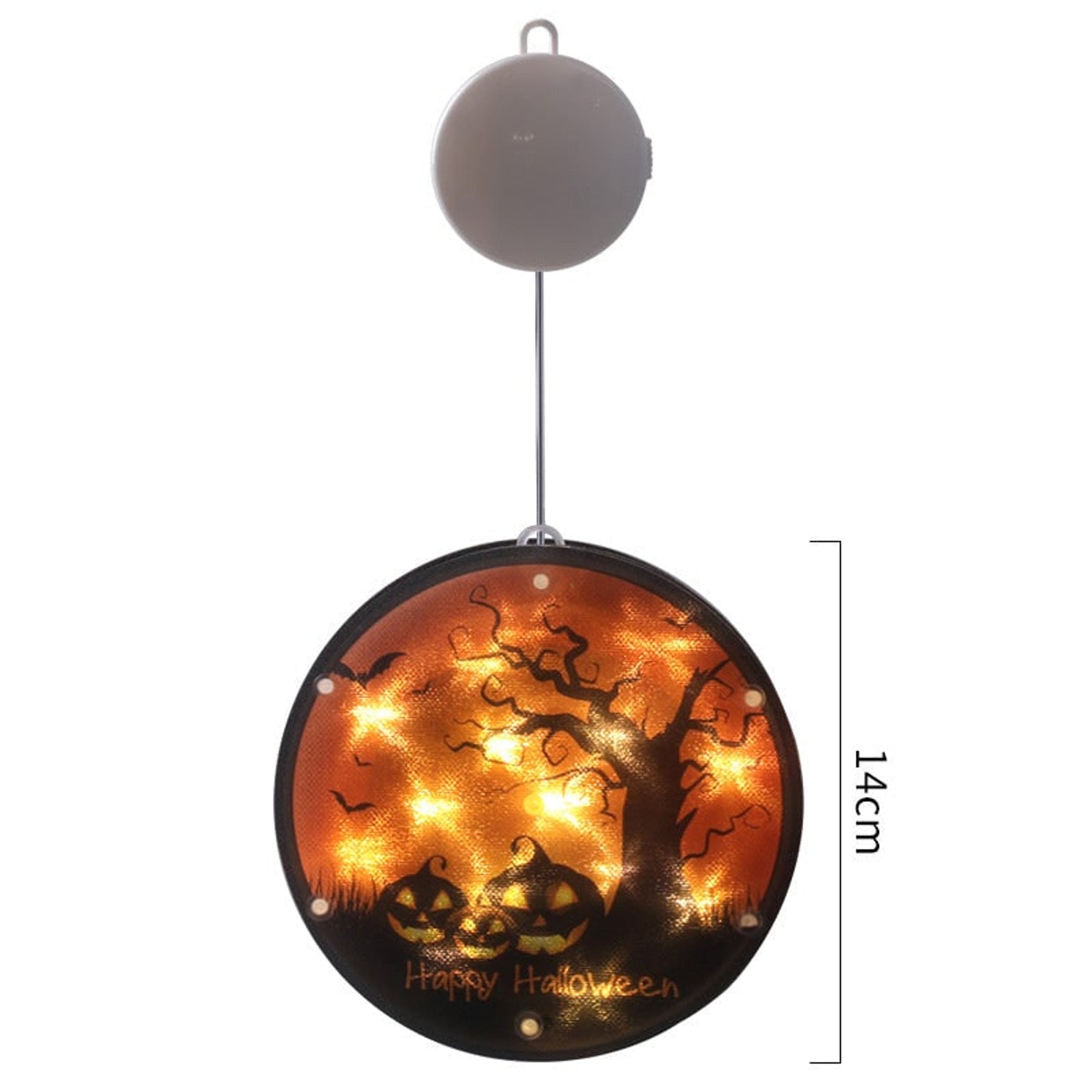 PVC Hanging Halloween Lanterns With Spooky Glow - Image 8