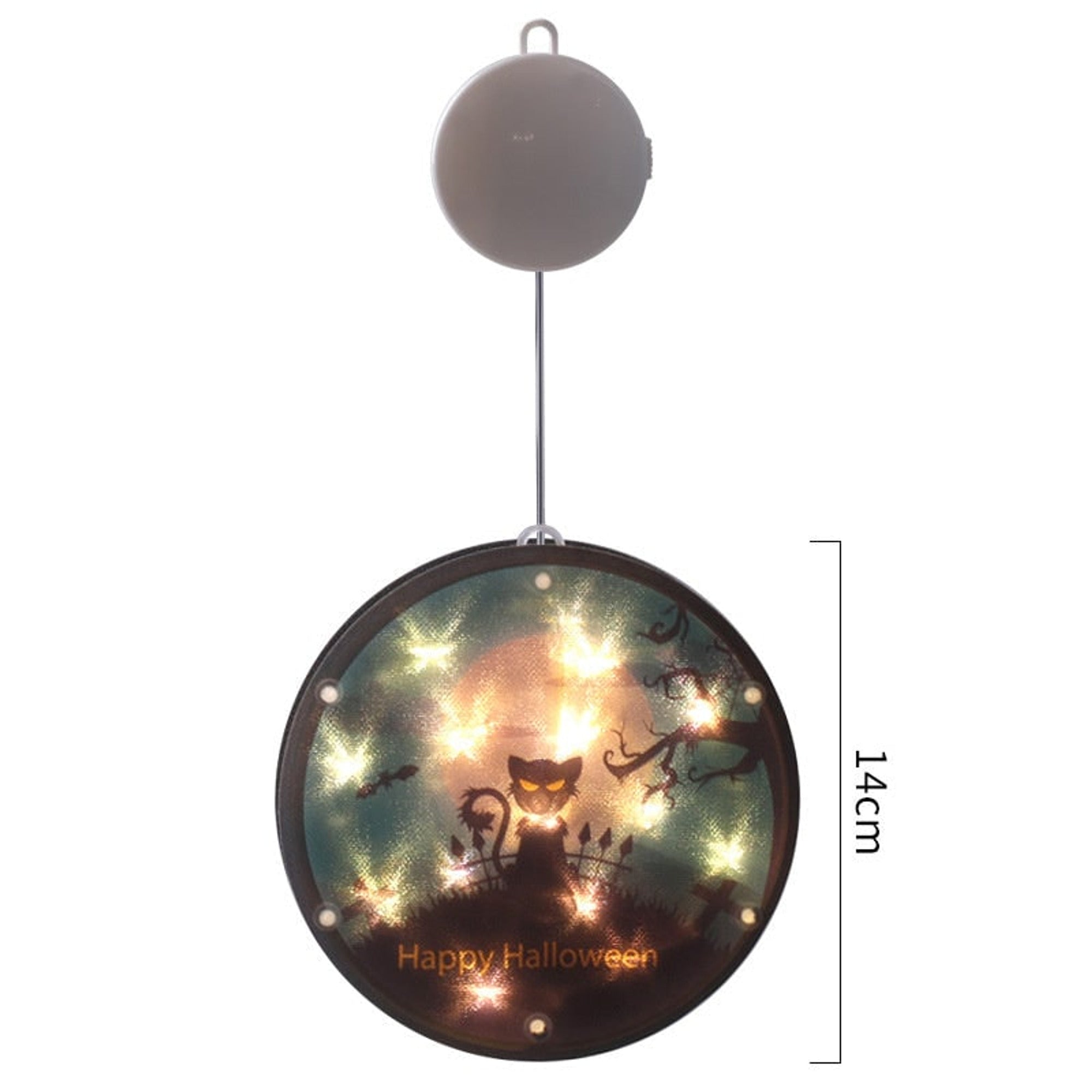 PVC Hanging Halloween Lanterns With Spooky Glow - Image 9