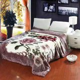 Quilted Floral Weighted Blanket With Plush Texture - Image 6