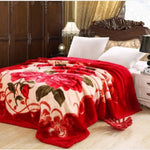 Quilted Floral Weighted Blanket With Plush Texture - Image 8