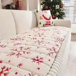 Quilted Polyester Christmas Sofa Cushion - Image 4