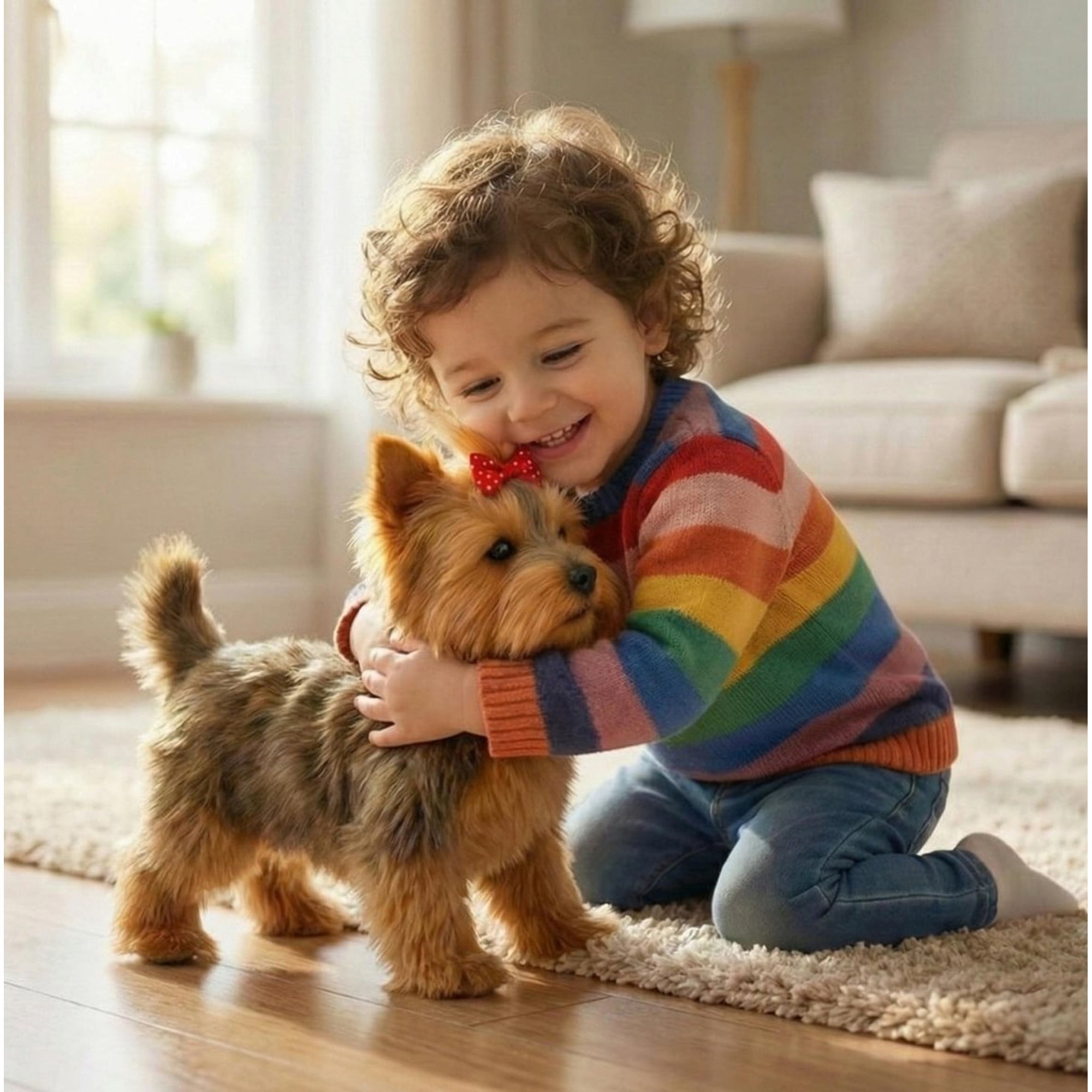 Realistic Movements Interactive Robot Puppy With Stimulates Imagination Social Development - Image 8