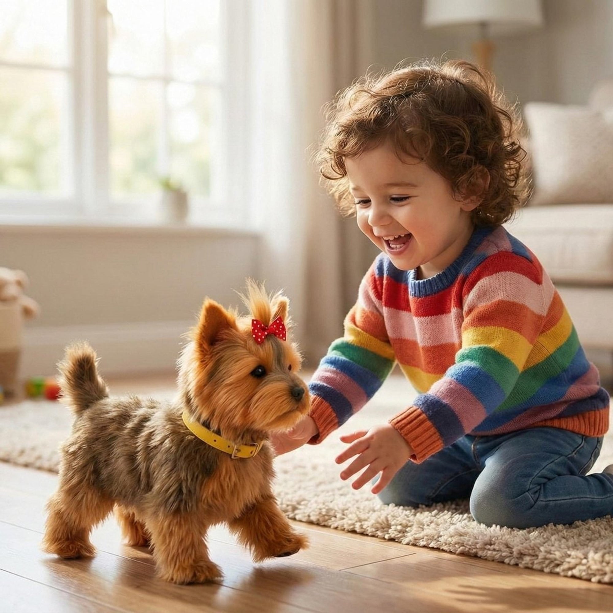 Realistic Movements Interactive Robot Puppy With Stimulates Imagination Social Development - Image 1
