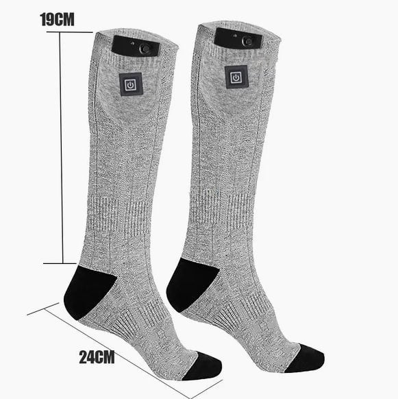 Rechargeable Battery Heated Socks OUTHEAT Portable Heater With Adjustable Heat Levels - Image 13