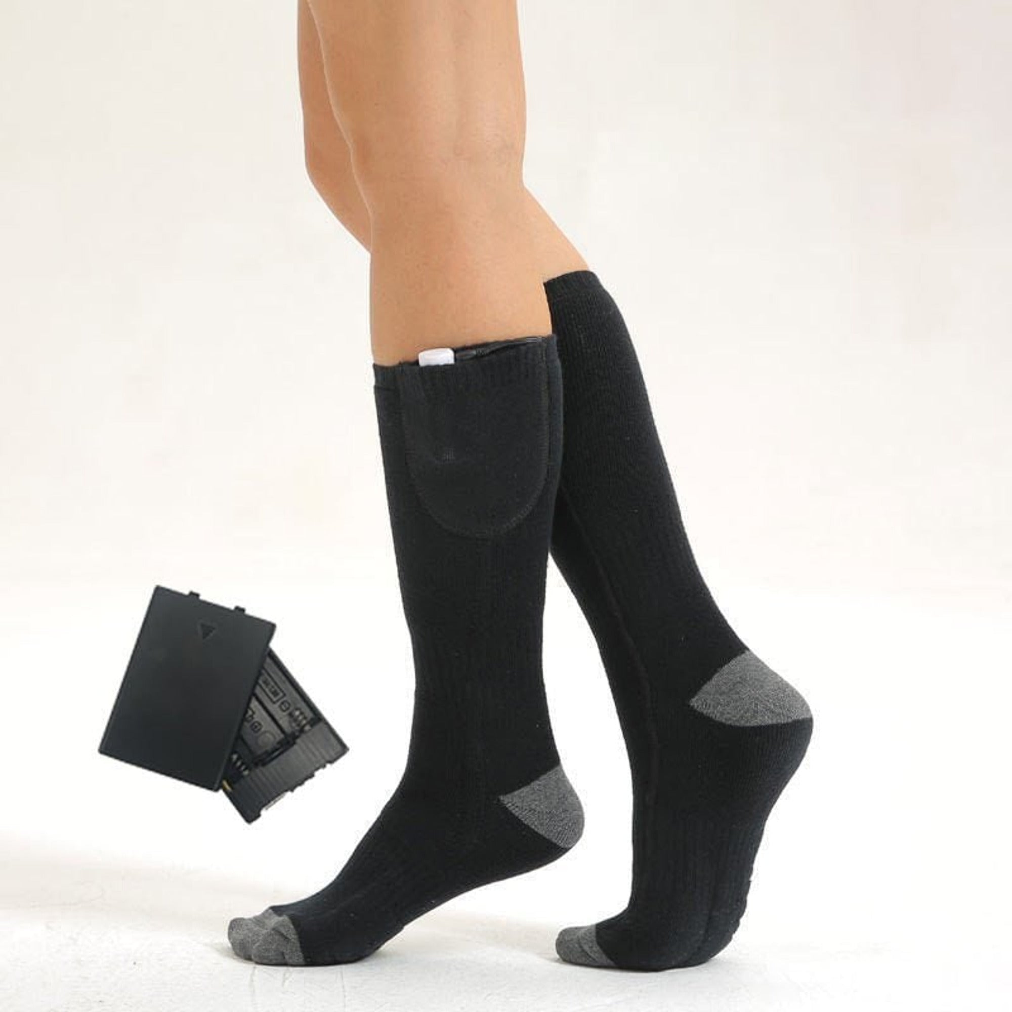 Rechargeable Battery Heated Socks OUTHEAT Portable Heater With Adjustable Heat Levels - Image 11