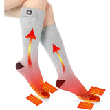 Rechargeable Battery Heated Socks With Moisture Wicking Ankle And Calf High Fit - Image 10