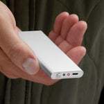 Rechargeable Hand Warmer With USB Charging Aluminium Shell And Carry Pouch - Image 1