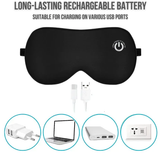 Rechargeable Heated Eye Mask With Three Heat Modes And Detachable Silk Cover - Image 6