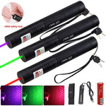 Rechargeable Laser Pointer With Adjustable Focus Safety Lock And Star Cover - Image 7