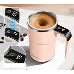 Rechargeable Self-Stirring Mug With LED Temperature Display - Image 6