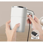 Rechargeable Self-Stirring Mug With LED Temperature Display - Image 4