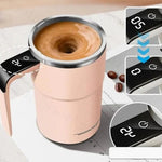 Rechargeable Self-Stirring Mug With LED Temperature Display - Image 8