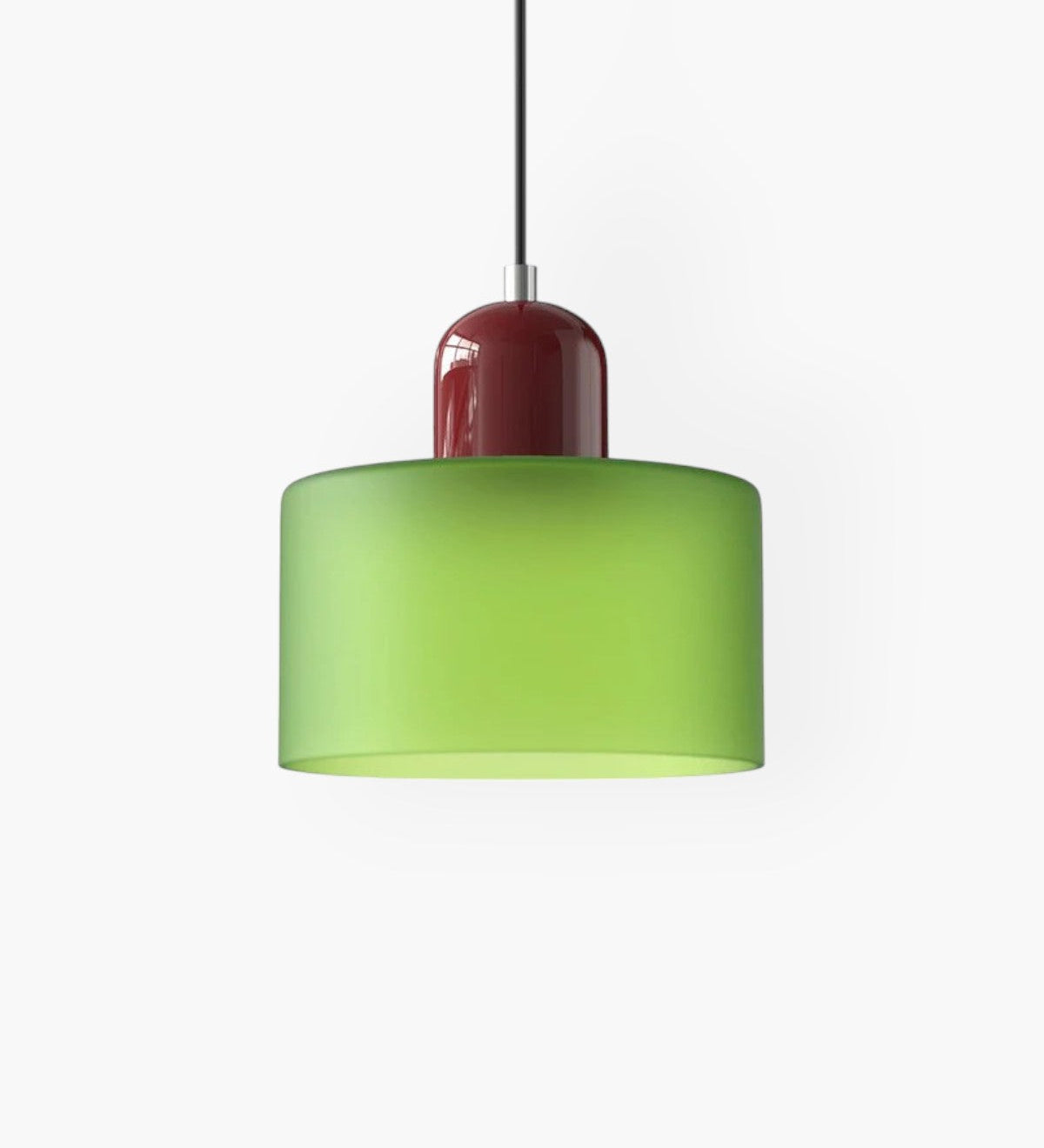 Modern Glass Cylinder Pendant 1-Light Lasson Living