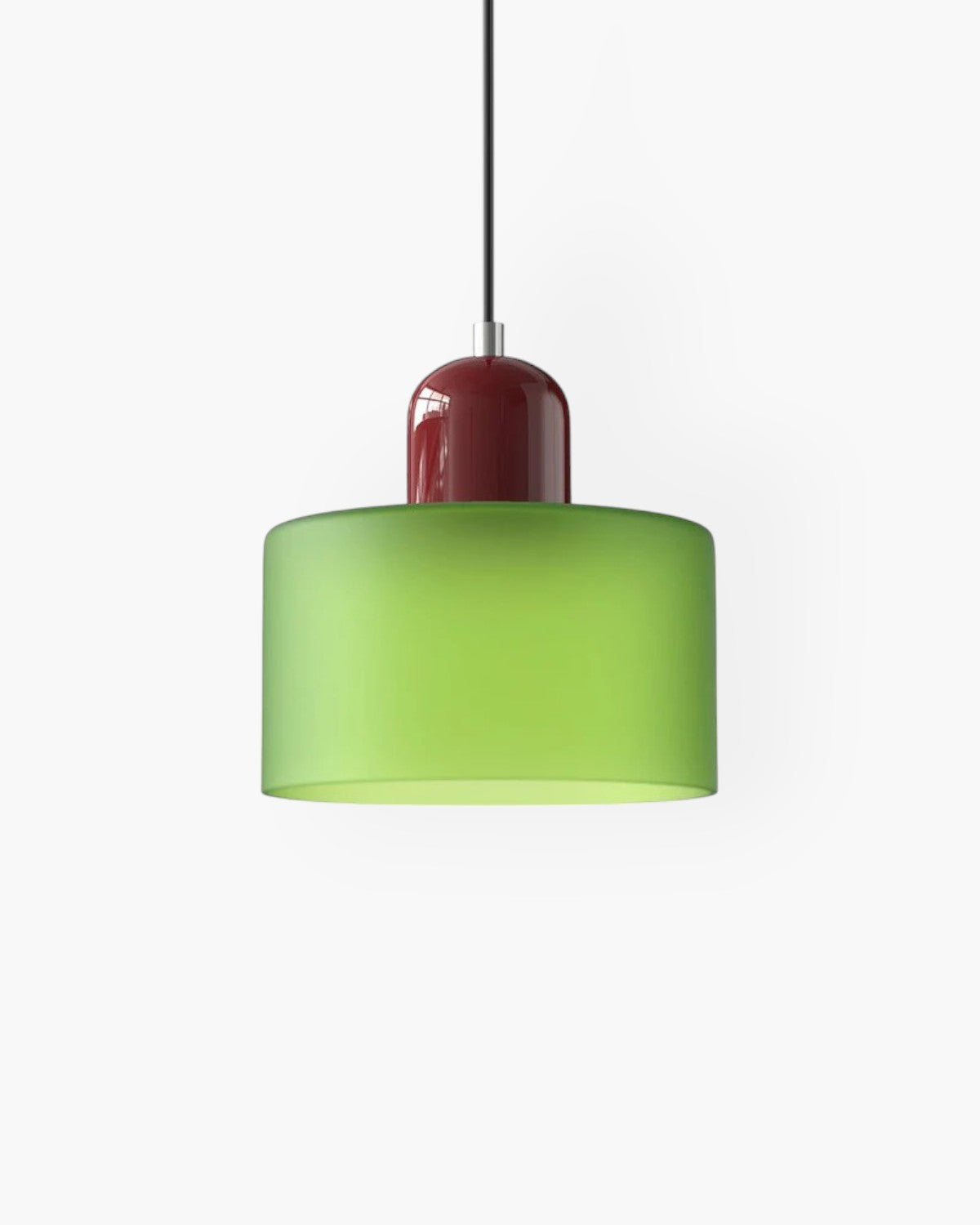 Modern Glass Cylinder Pendant 1-Light Lasson Living