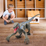 Remote Control Dinosaur Toy Interactive T-Rex Walking Toy With Lights And Sounds - Image 4