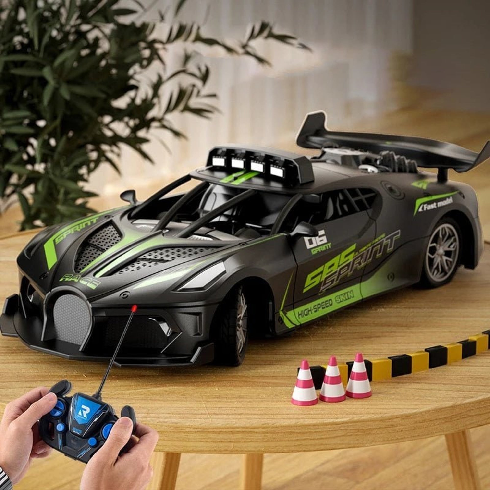 Rennenmeister 4CH Rc-Driftauto Mit Realistischem Design Sanfter Steuerung RC Drift Car - Image 4