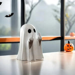 Resin Ghost Halloween Table Decorations With Middle Finger Gesture - Image 1