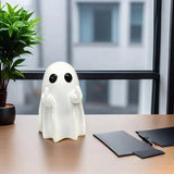 Resin Ghost Halloween Table Decorations With Middle Finger Gesture - Image 4