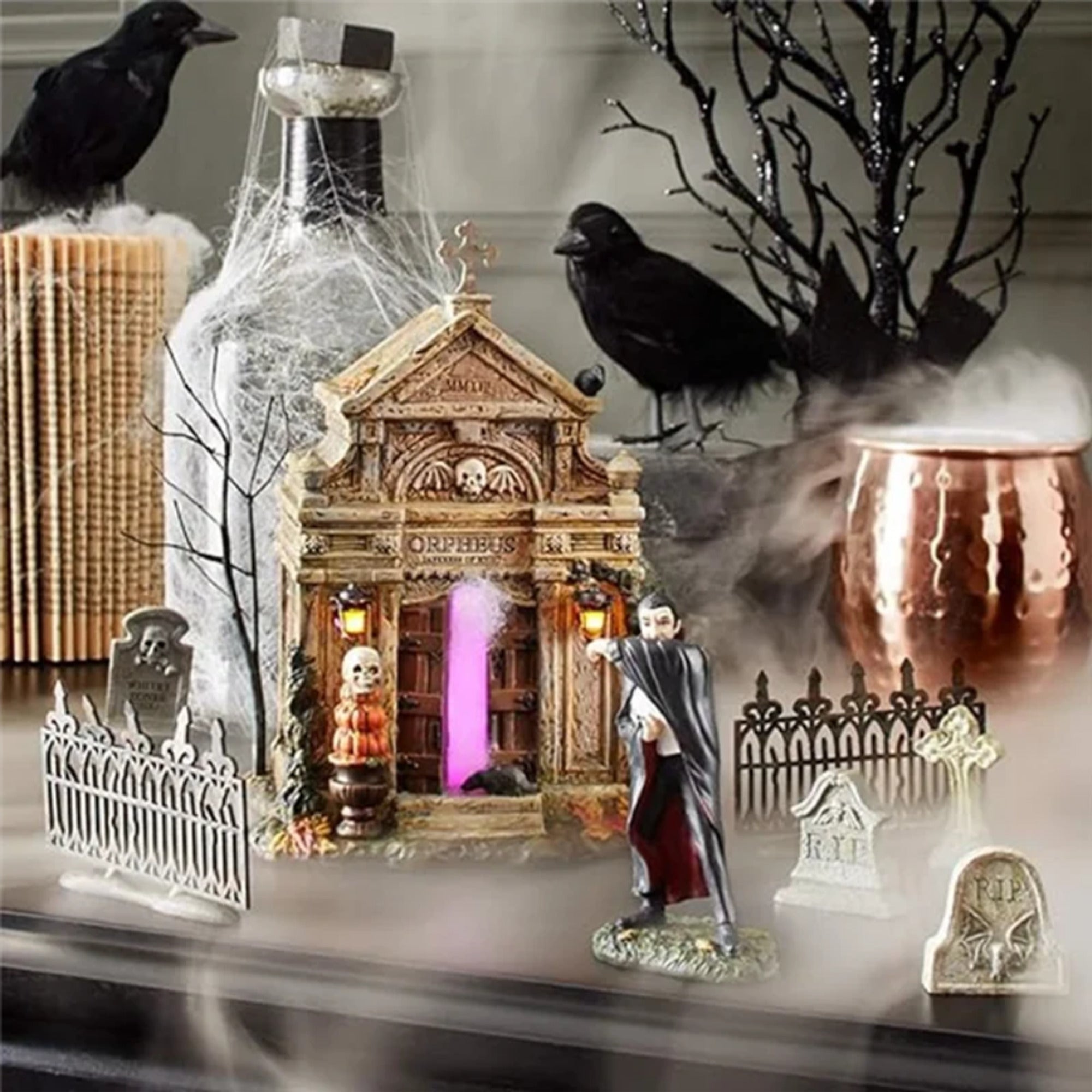 Resin Grim Reaper Tombstone Halloween Table Decorations - Image 2