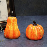 Resin Halloween Lantern With Luminous Crackled Finish - Image 1