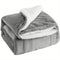 Reversible Fleece Blanket With Plush Flannel And Sherpa Sides - Image 7