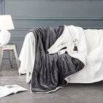Reversible Fleece Blanket With Plush Flannel And Sherpa Sides - Image 3