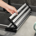 Rollable Drying Rack Over The Sink Dish Space-Saving And Stainless Steel Drainer With Rust Heat And Wear Resistance - Image 1