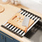 Rollable Drying Rack Over The Sink Dish Space-Saving And Stainless Steel Drainer With Rust Heat And Wear Resistance - Image 2