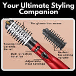 Rotating Hair Dryer Styler 2-in-1 Volumizing Brush System For Dry And Style - Image 6