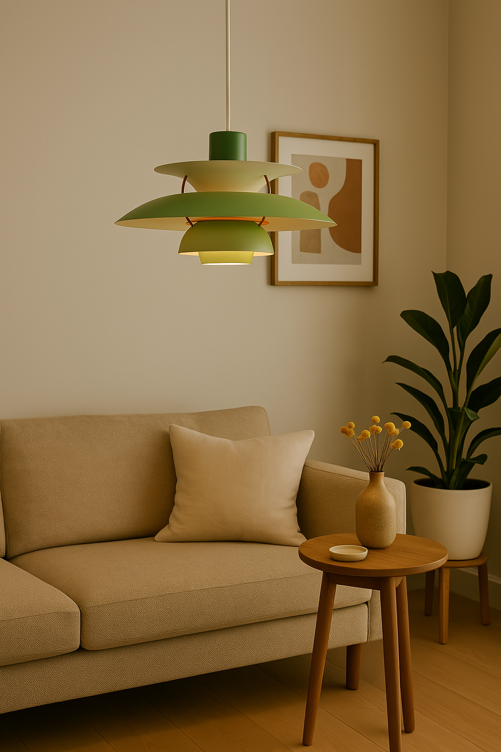 Round LED Ceiling Light Modern Flush Mount - Image 6