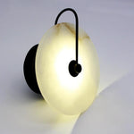 Round Marble Wall Lights With Artificial Stone Shade - Image 10