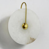 Round Marble Wall Lights With Artificial Stone Shade - Image 14