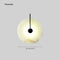 Round Marble Wall Lights With Artificial Stone Shade - Image 5