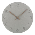 Round Silent Wall Clock With Walnut Wood Hands - Image 5