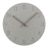 Round Silent Wall Clock With Walnut Wood Hands - Image 5