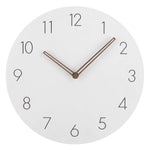 Round Silent Wall Clock With Walnut Wood Hands - Image 7