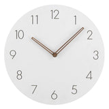 Round Silent Wall Clock With Walnut Wood Hands - Image 7