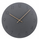 Round Silent Wall Clock With Walnut Wood Hands - Image 8