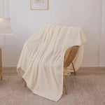Samtwolke Cozy Velvet Blanket With Ultra-Soft Checkered Pattern - Image 6