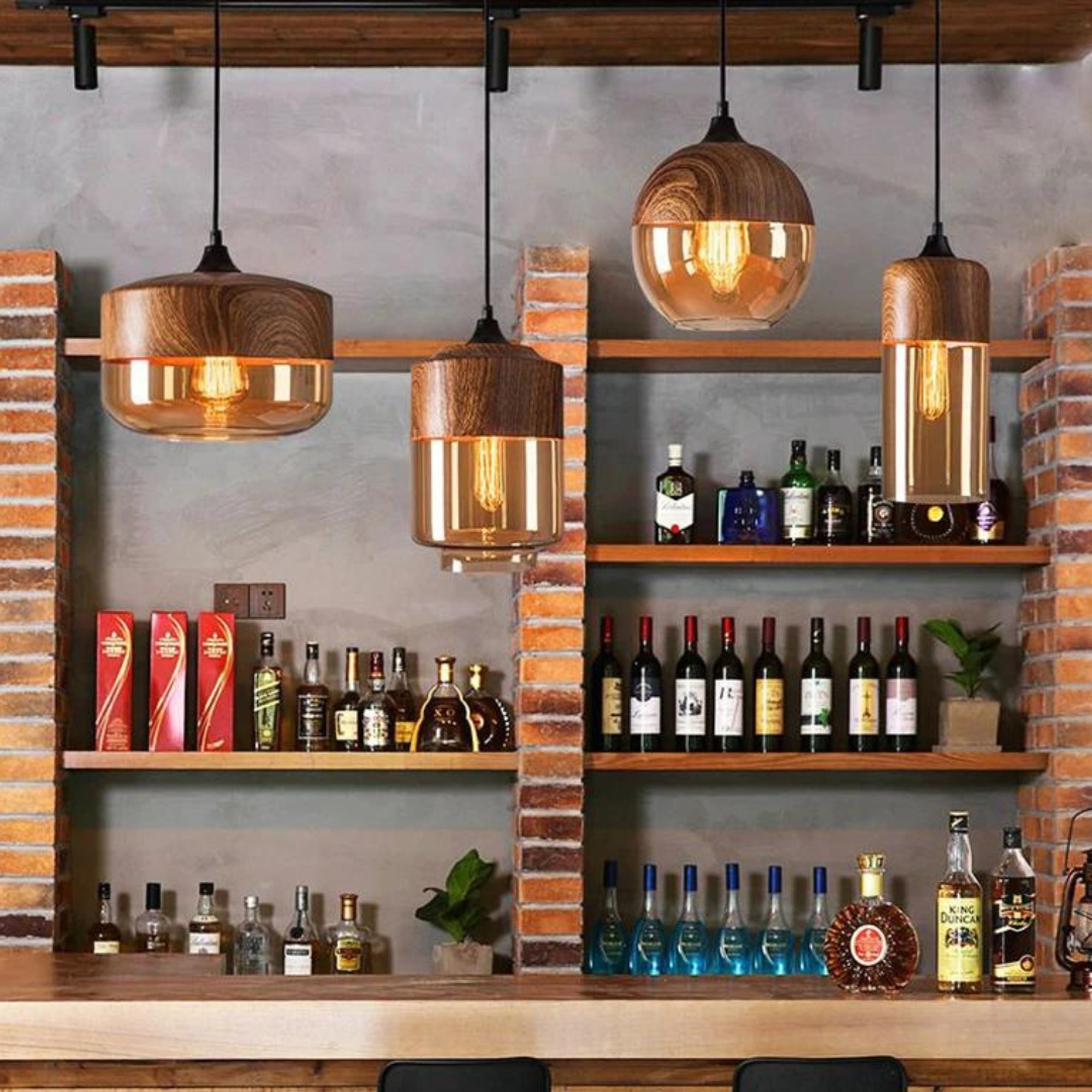 Scandinavian Pendant Light Glass Shade Modern Minimalist - Image 10