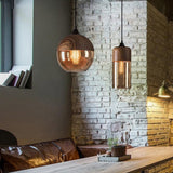 Scandinavian Pendant Light Glass Shade Modern Minimalist - Image 9