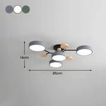 Semi Flush Chandelier Modern Iron Acrylic LED - Image 15