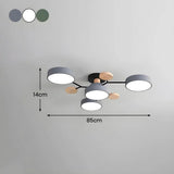 Semi Flush Chandelier Modern Iron Acrylic LED - Image 15