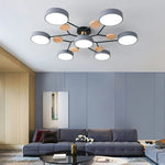 Semi Flush Chandelier Modern Iron Acrylic LED - Image 18