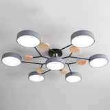 Semi Flush Chandelier Modern Iron Acrylic LED - Image 19