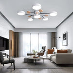Semi Flush Chandelier Modern Iron Acrylic LED - Image 24