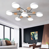 Semi Flush Chandelier Modern Iron Acrylic LED - Image 25